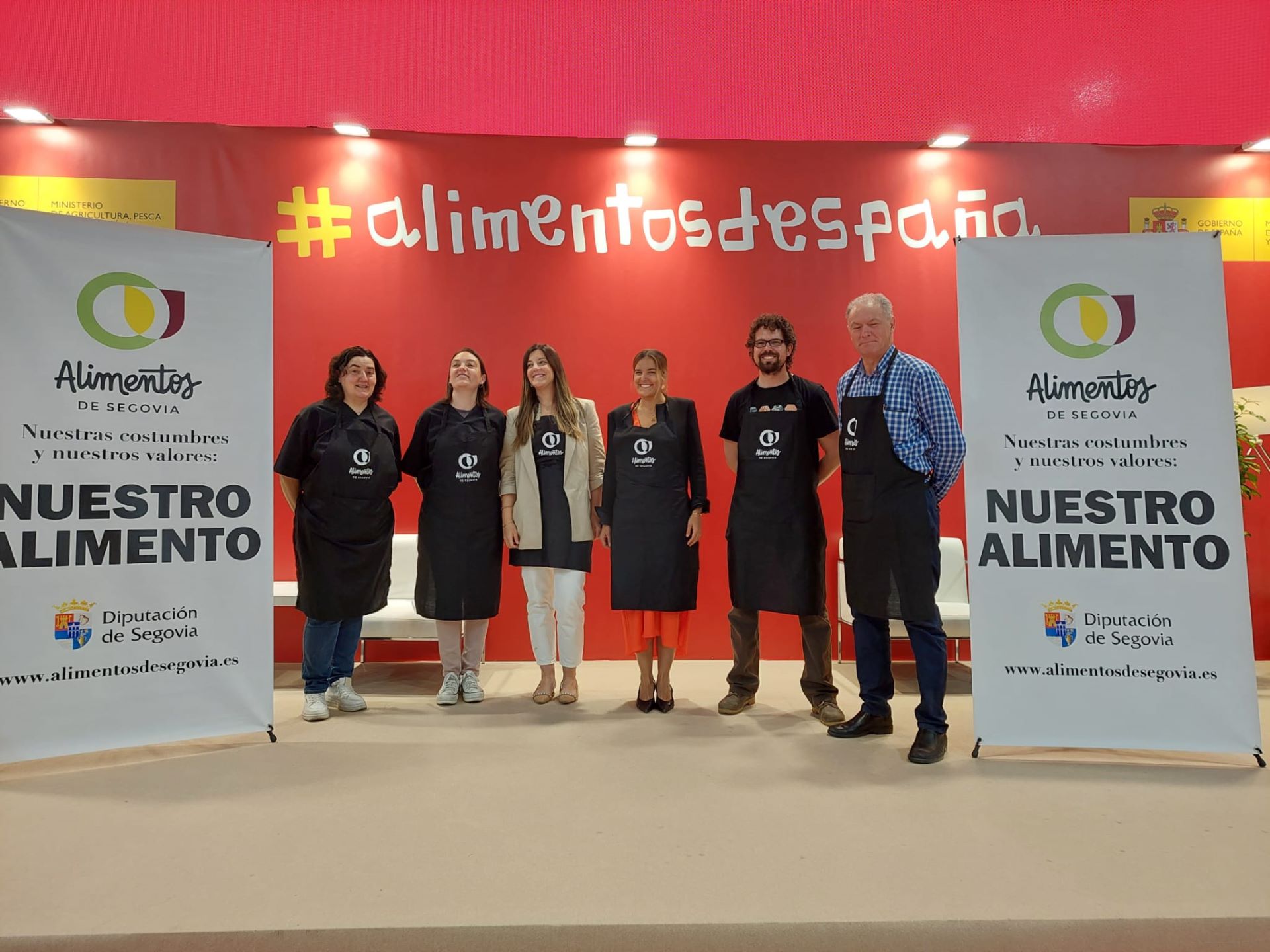 Representantes de Segovia en el 37º Salón Gourmets.