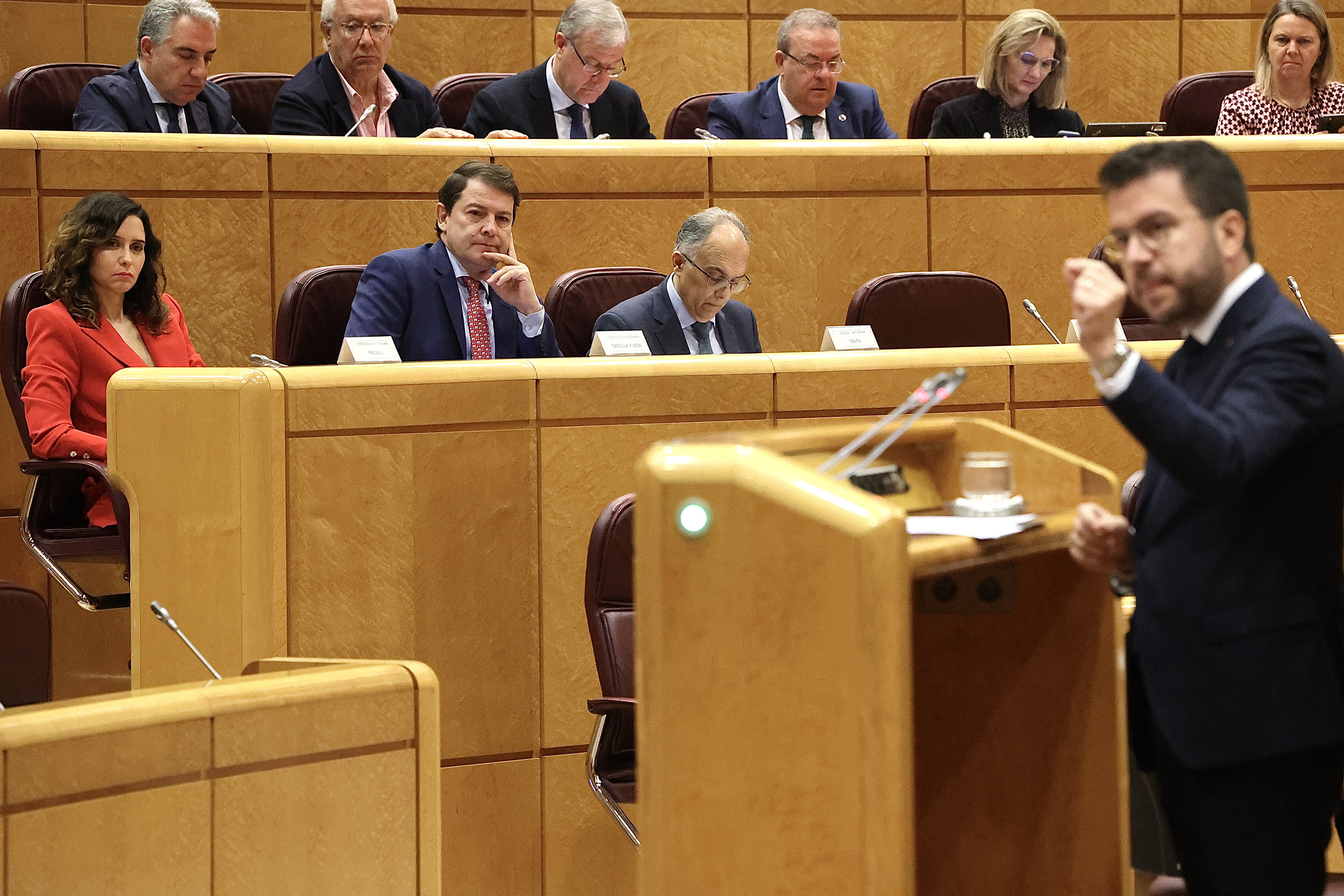 El presidente de la Junta de Castilla y León interviene en la Comisión General de las Comunidades Autónomas del Senado