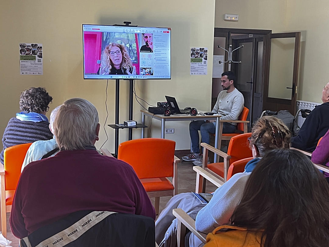 Momento de una de las videoconferencias