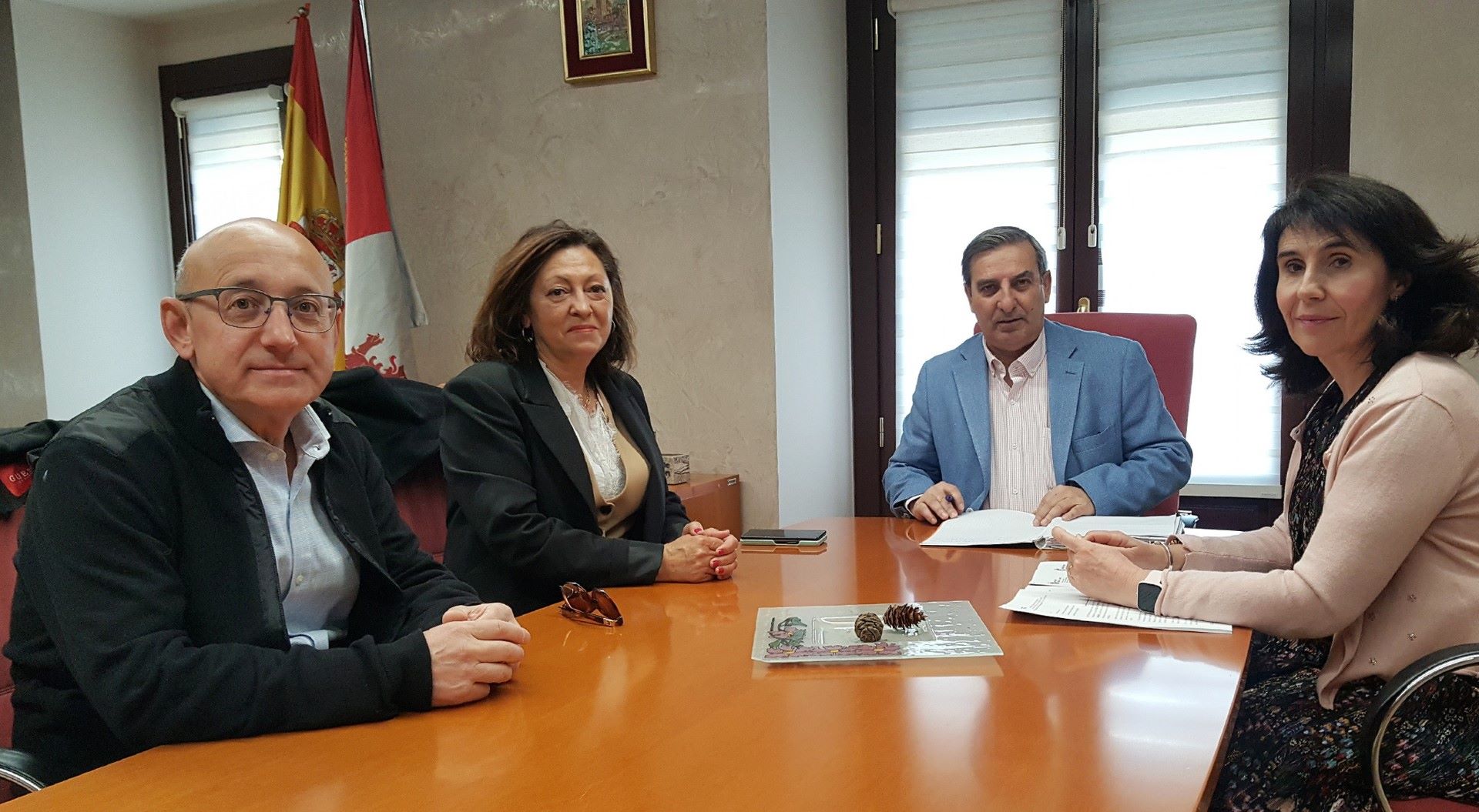 Reunión con la alcaldesa de Sacramenia1