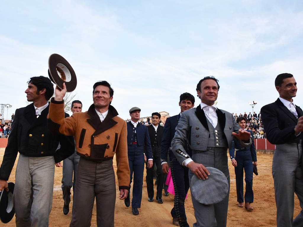 Cayetano, Urdiales, Ferrera, Osornio y Ureña. / A.M.
