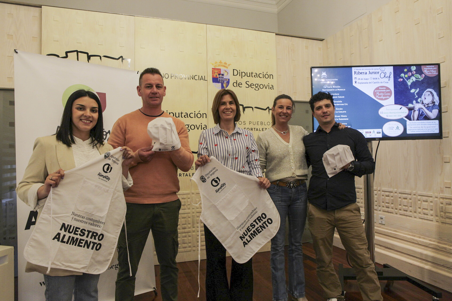 Presentación de la segunda edición del Ribera Junior Chef.