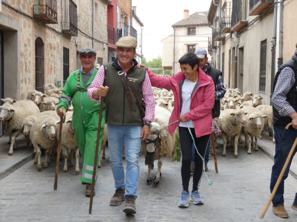 Algunos de los pastores que participan en la fiesta de la trashumancia Algunos de los pastores que participan en la fiesta de la trashumancia
