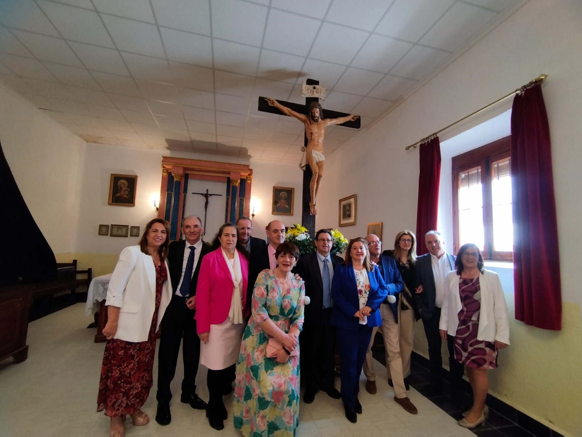 Imagen del ‘Cristo crucificado’ que fue llevada en procesión hasta la ermita de Cantimpalos.