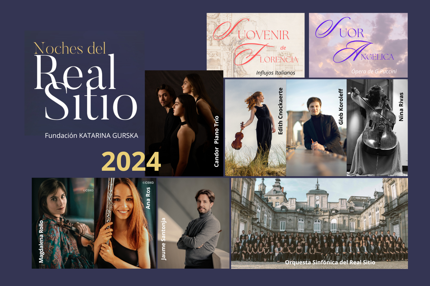 Cartel de las Noches del Real Sitio 2024