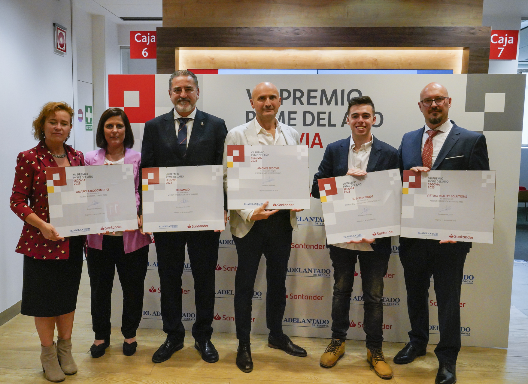 Ganadores de los Premios Pyme del Año 2023.
