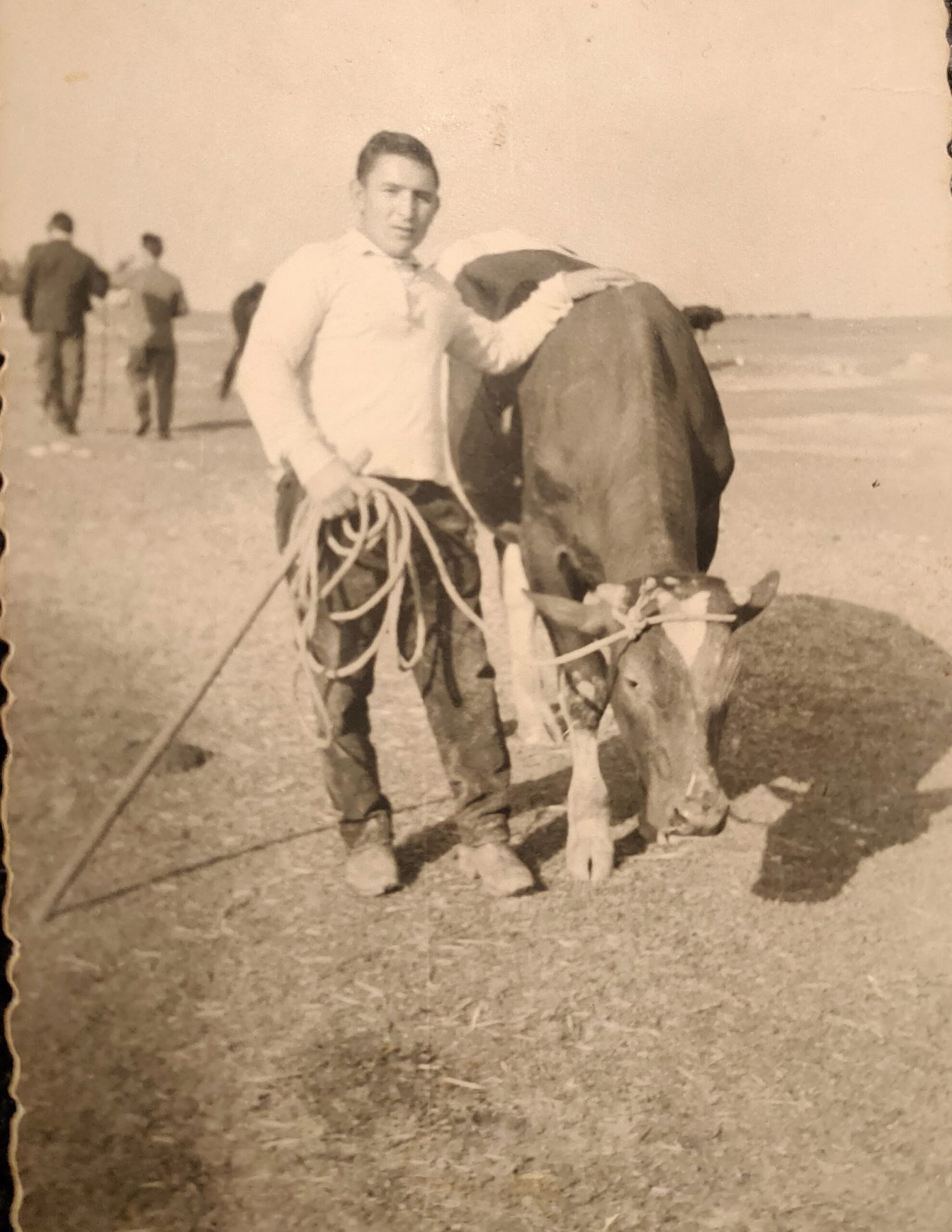 José María Casado en la feria.
