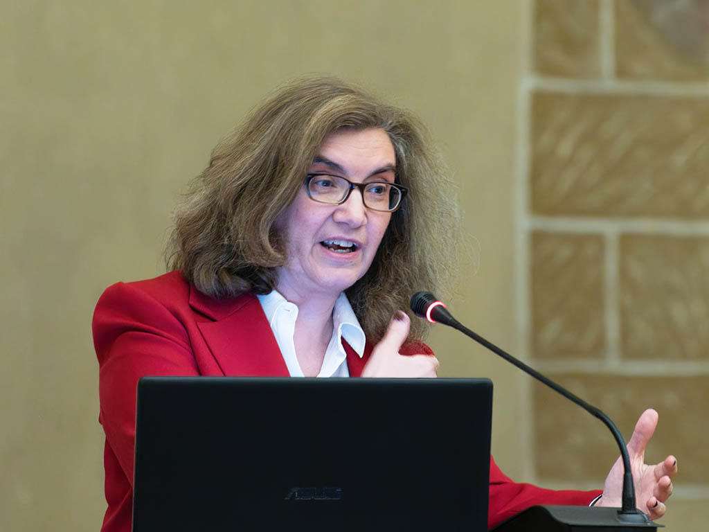 La neuróloga Celia Oreja Guevara en San Quirce