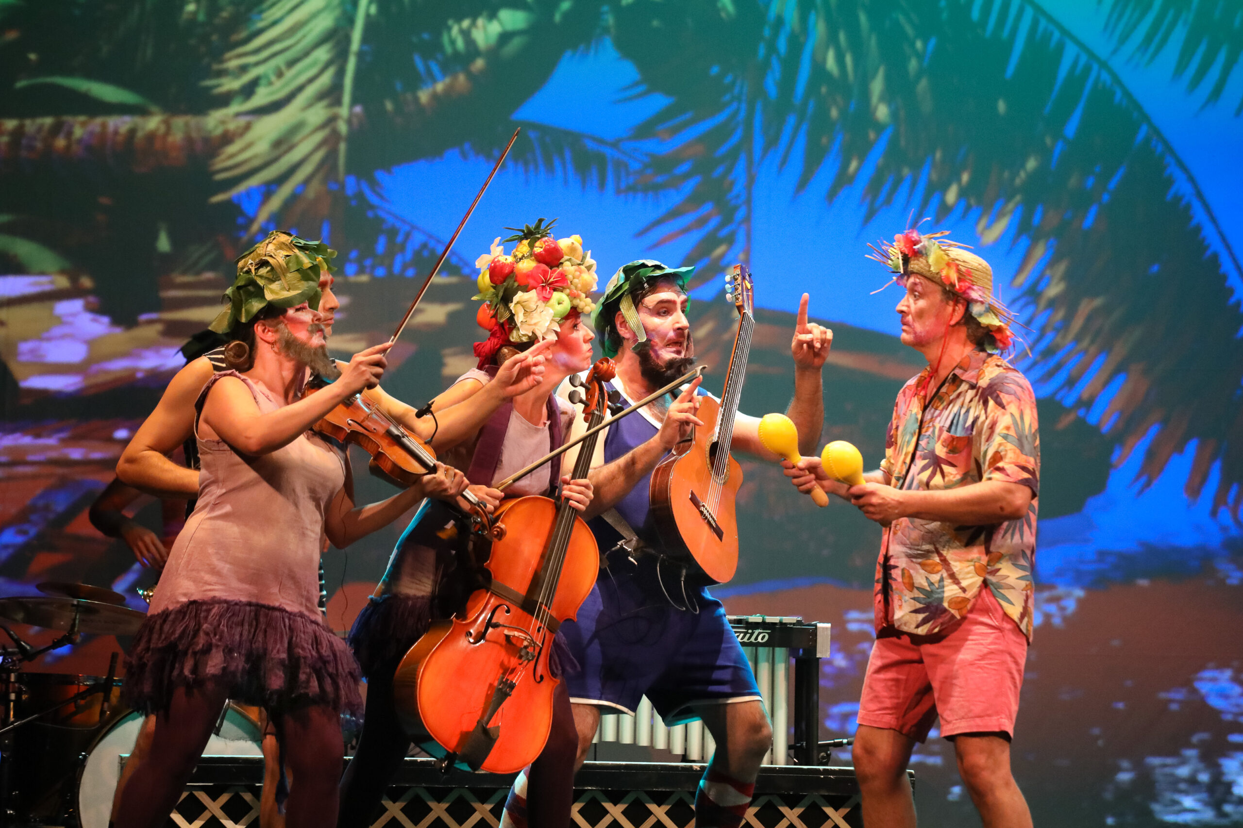 Representación de una obra teatral