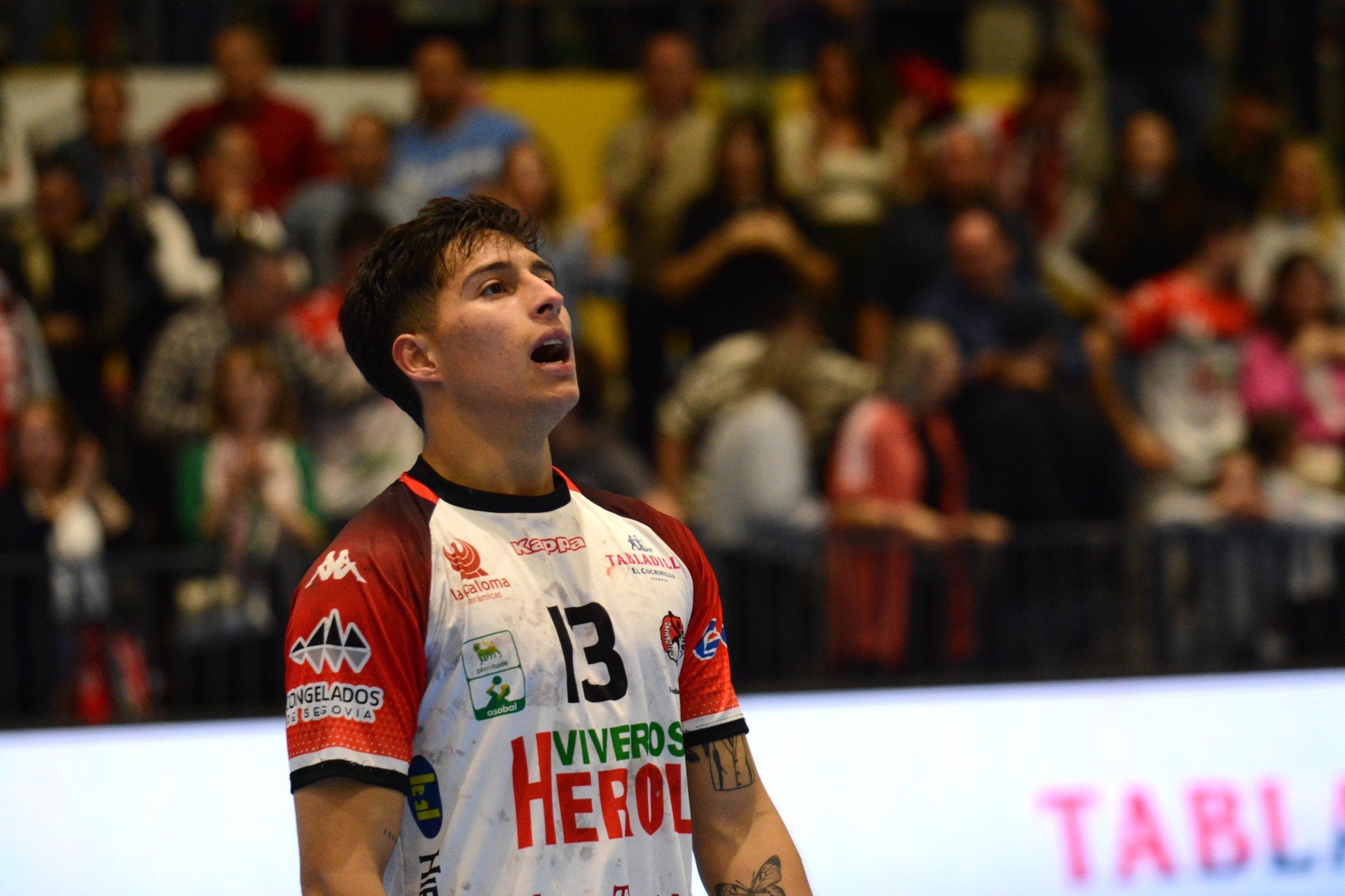 Ahumada se lamenta tras el último lanzamiento del partido /AMADOR MARUGÁN