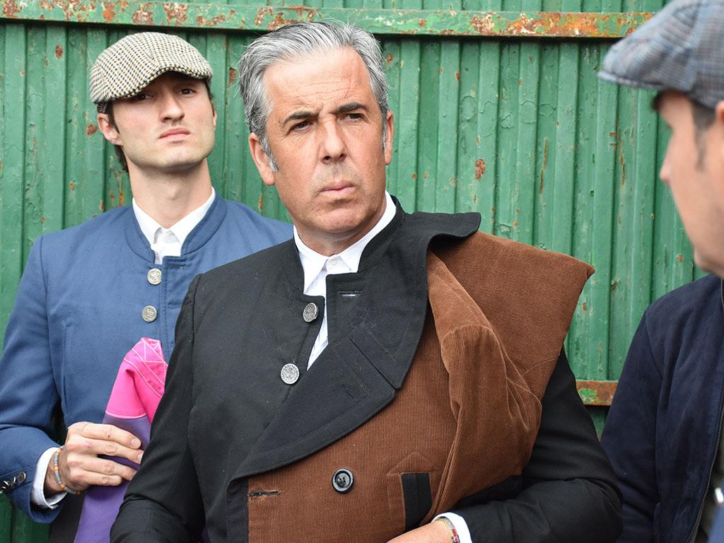 Emilio de Frutos, en el patio de cuadrillas. / A.M. Emilio de Frutos, en el patio de cuadrillas. / A.M.