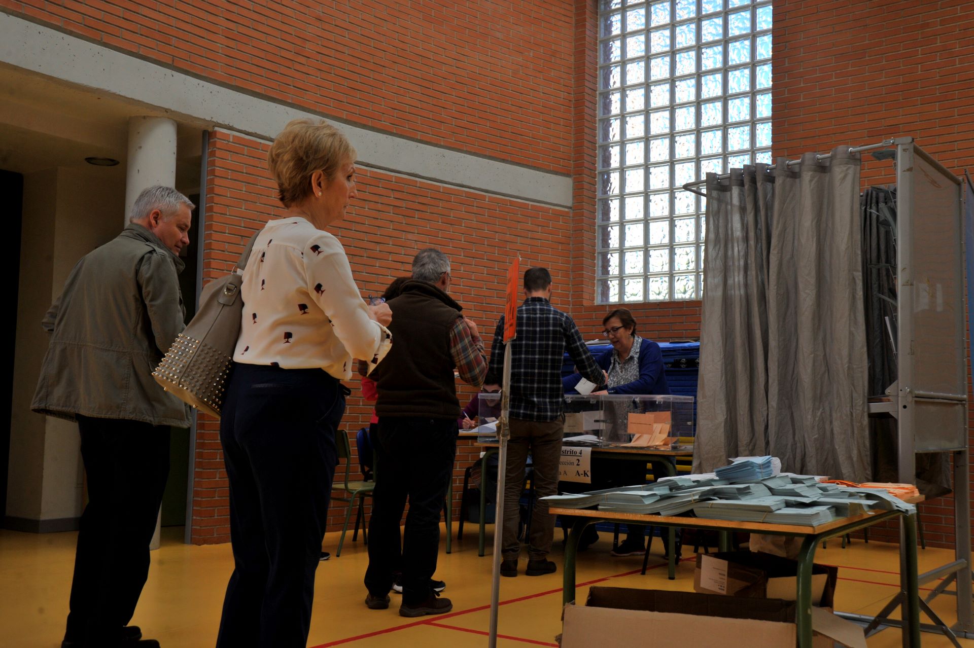 Uno de los 247 locales electorales que abrirá mañana en la provincia de Segovia para las Elecciones Europeas (foto: KAMARERO).