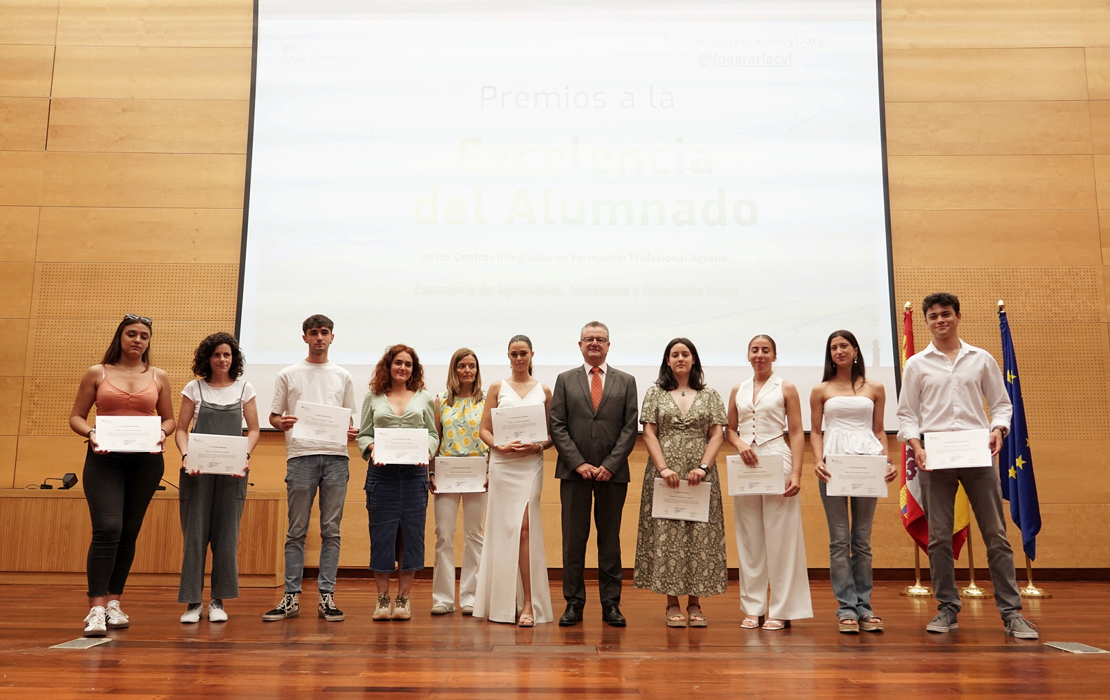Clausura de los I Premios a la Excelencia de los Centros Integrados de FP Agrarias. MIRIAM CHACÓN.