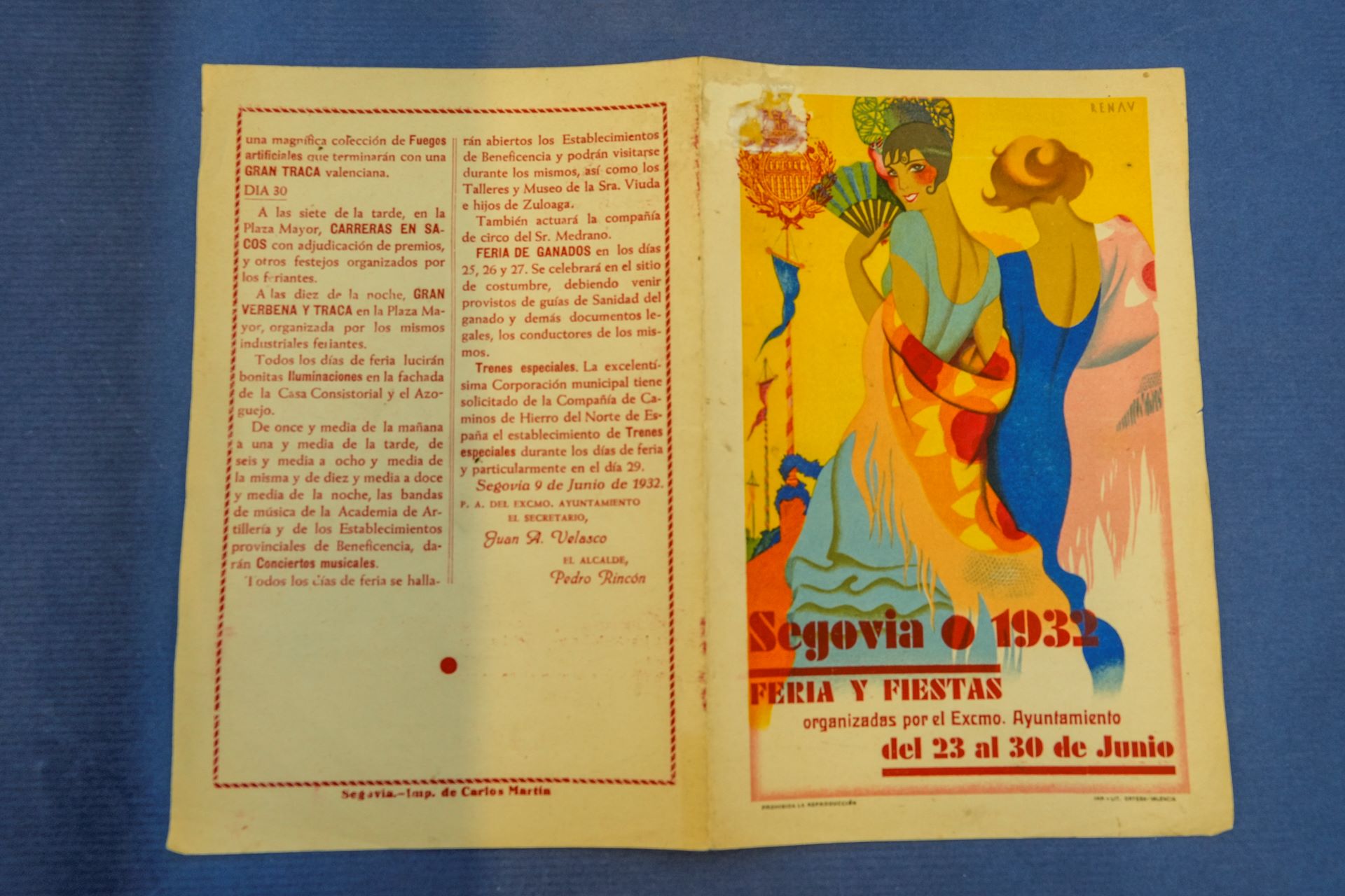 Los programas de las Ferias 2 21062024 Carteles Fiestas Segovia Antiguos Fotografia Miguel Angel Fernandez 5