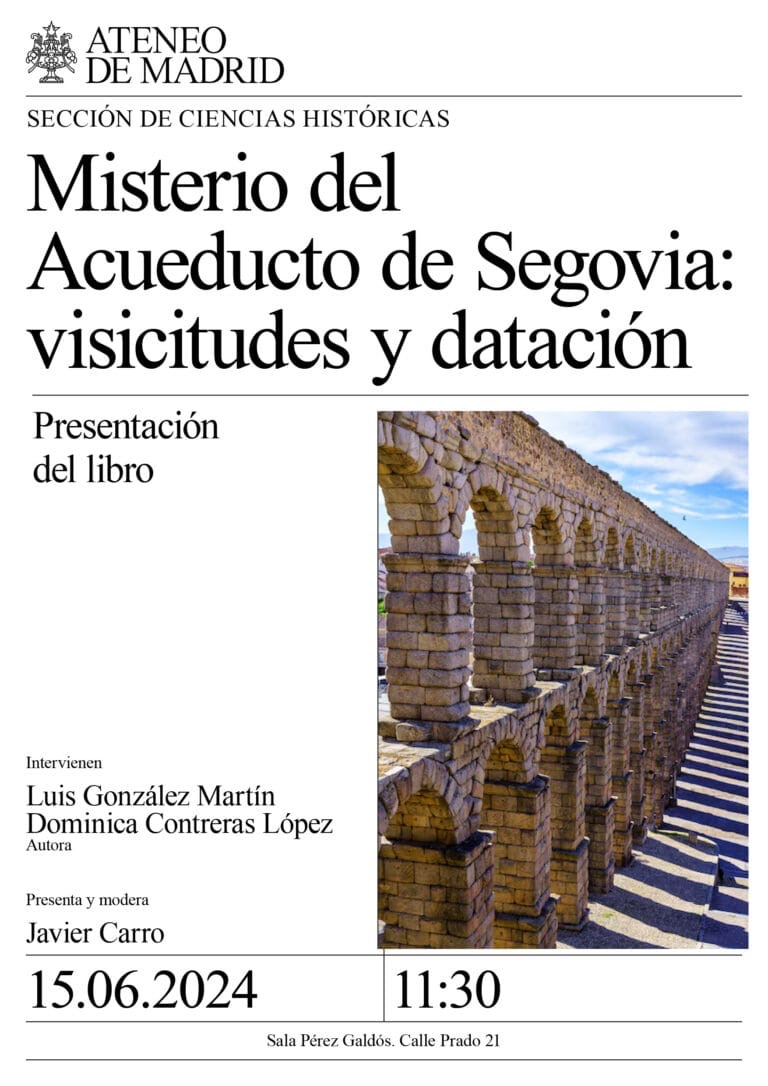 Presentación en Madrid de “Misterio del Acueducto de Segovia” 2 Ateneo presentacion Misterio del Acueducto