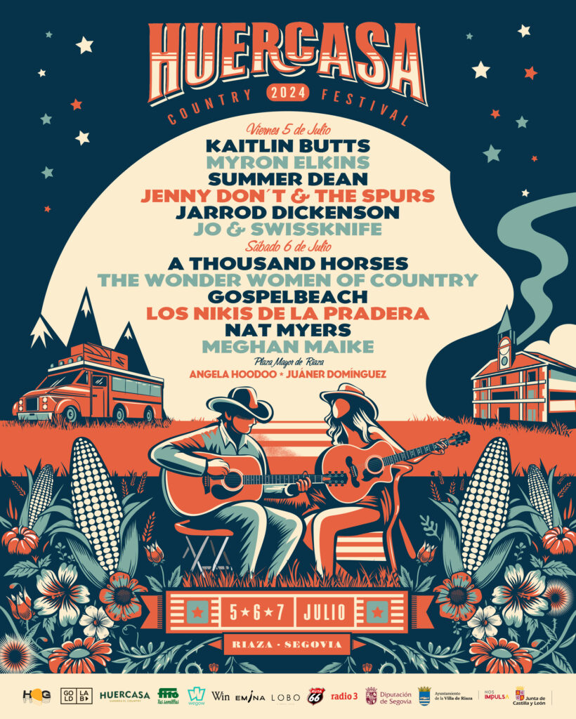 Cartel y programa del Huercasa Country Festival 2024. Cartel y programa del Huercasa Country Festival 2024.