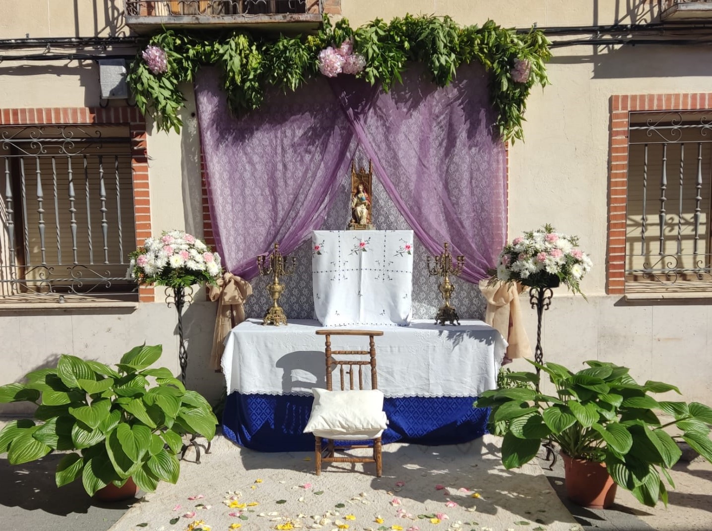 Celebración del Corpus en Fuentepelayo