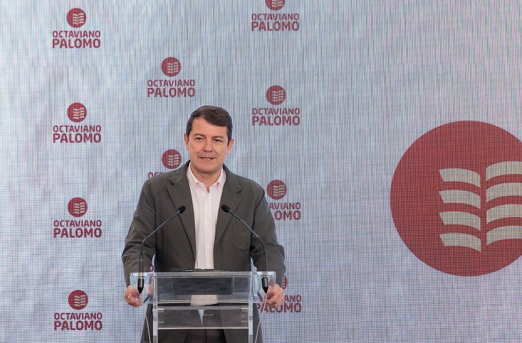 Fernández Mañueco durante la inauguración Fernández Mañueco durante la inauguración