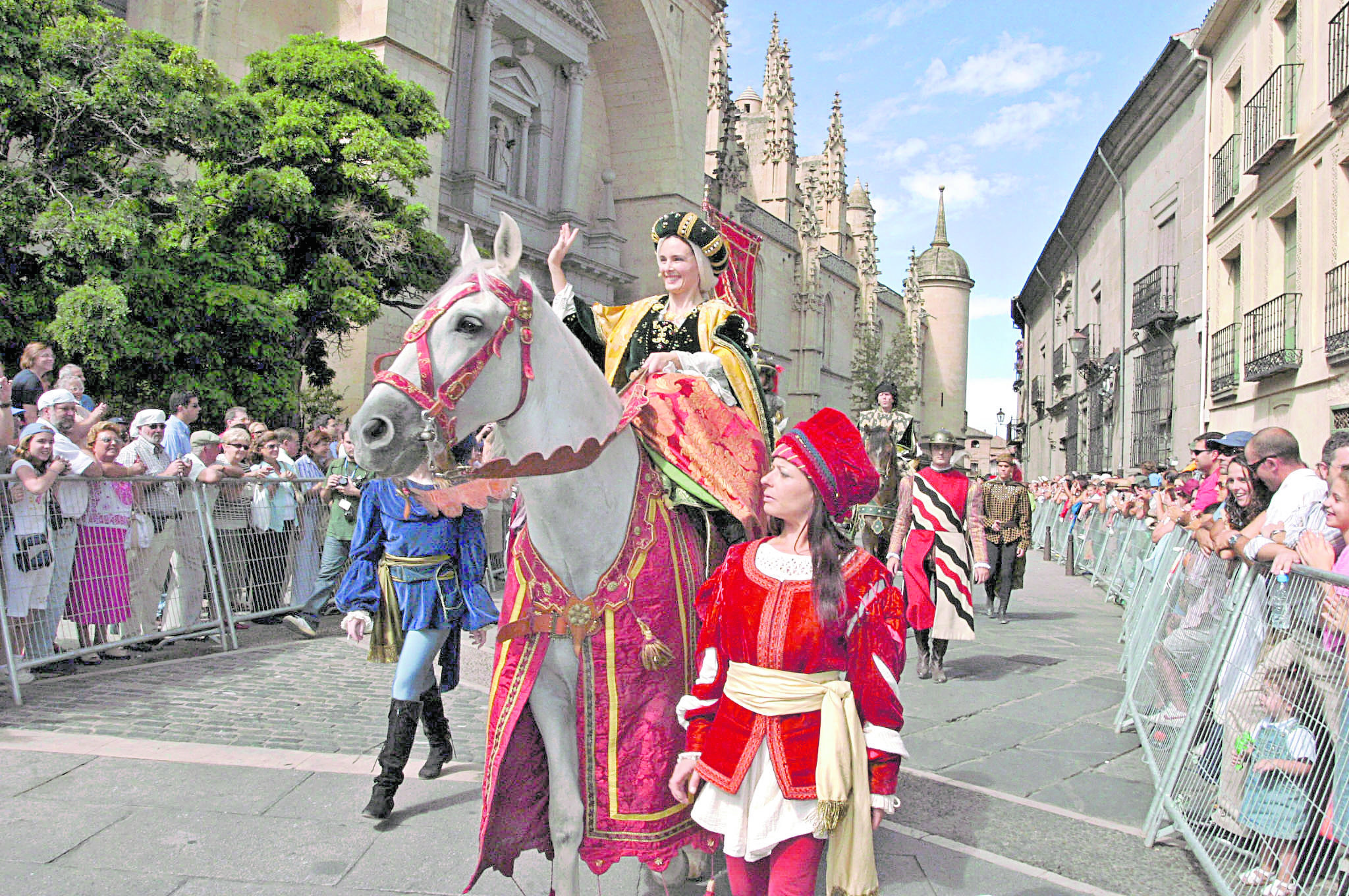 Recreación de la proclamación que tuvo lugar en 2004. / EL ADELANTADO