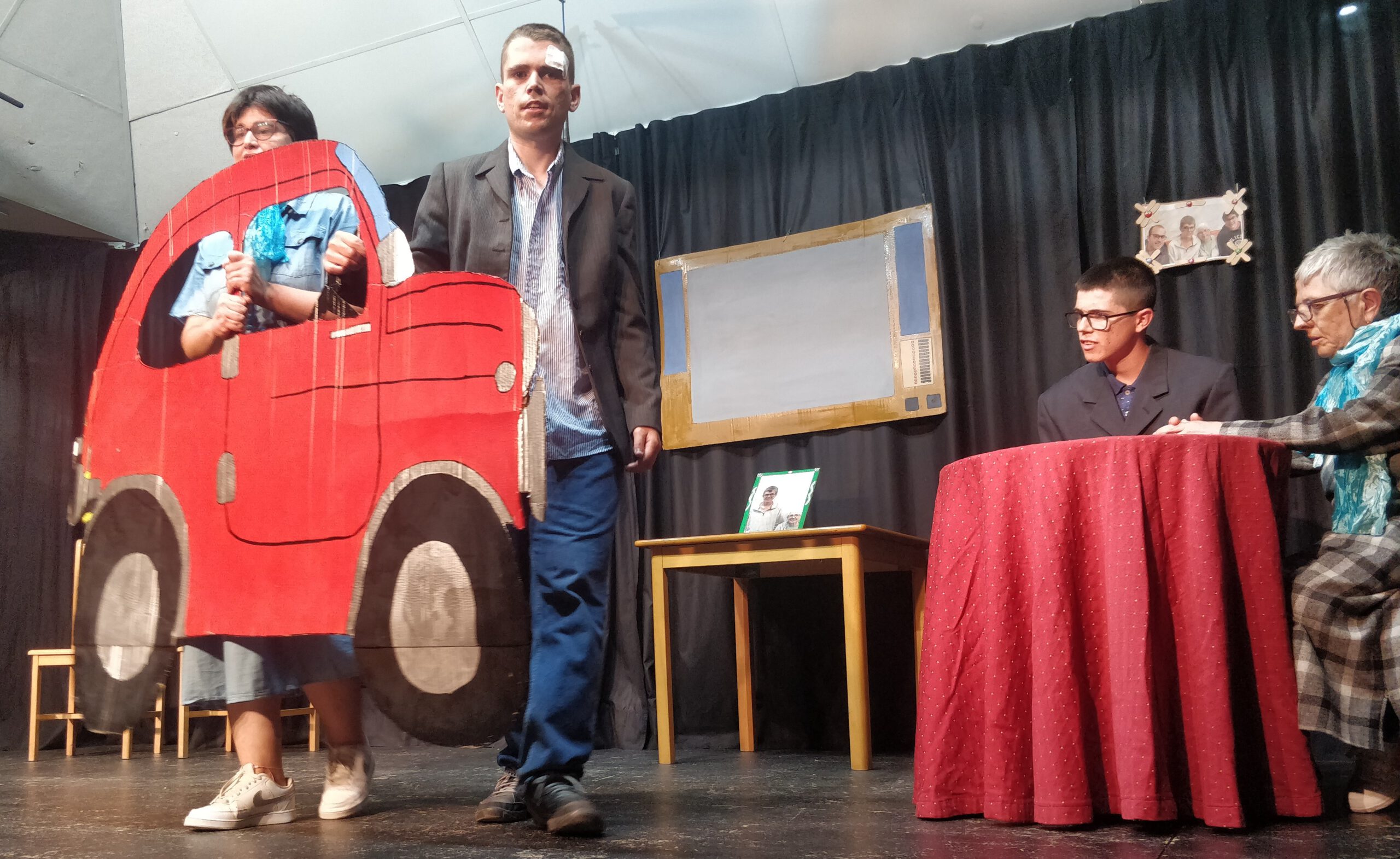 Representación de una de las obras de la muestra / Juan Cruz