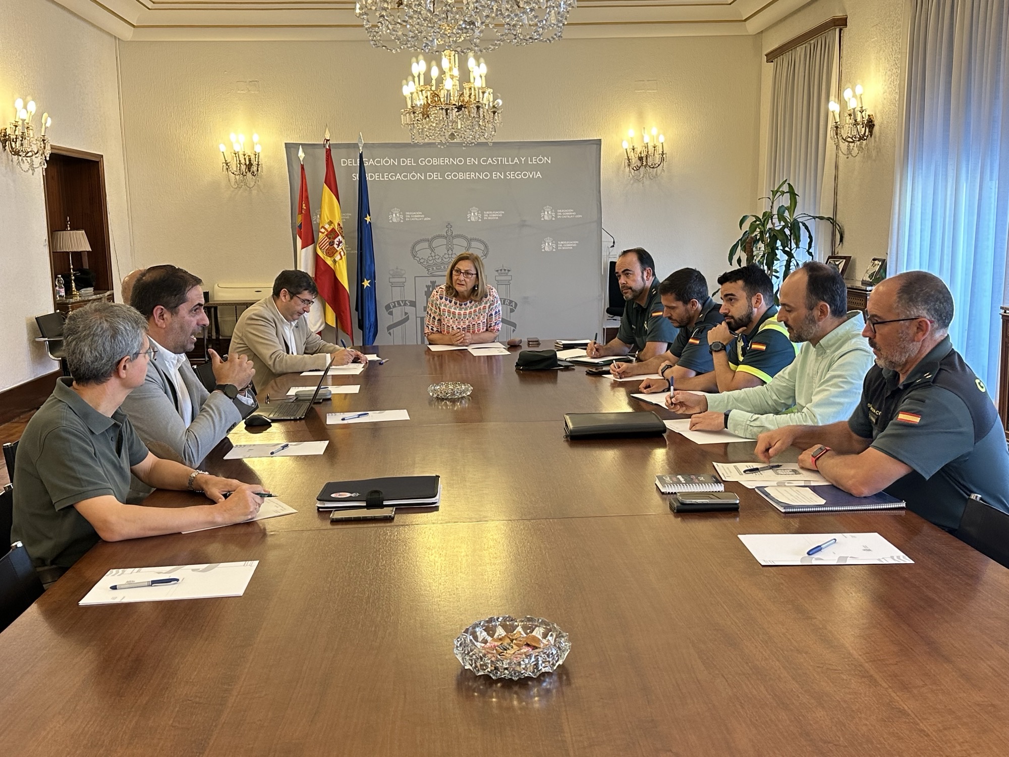 Reunión para ultimar el dispositivo de seguridad / subdelegación