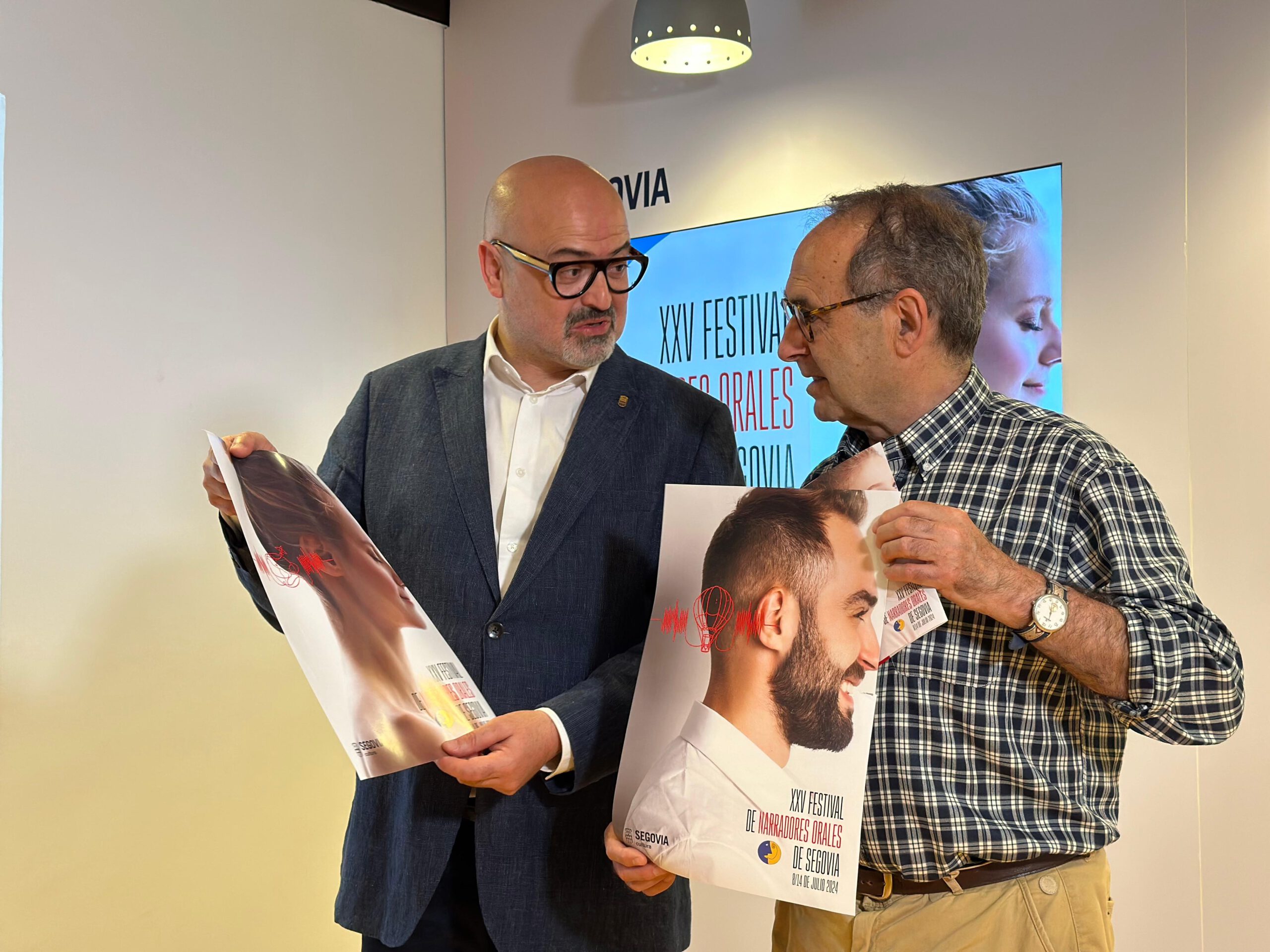 Monroy y Sanz durante la presentación / AYUNTAMIENTO DE SEGOVIA