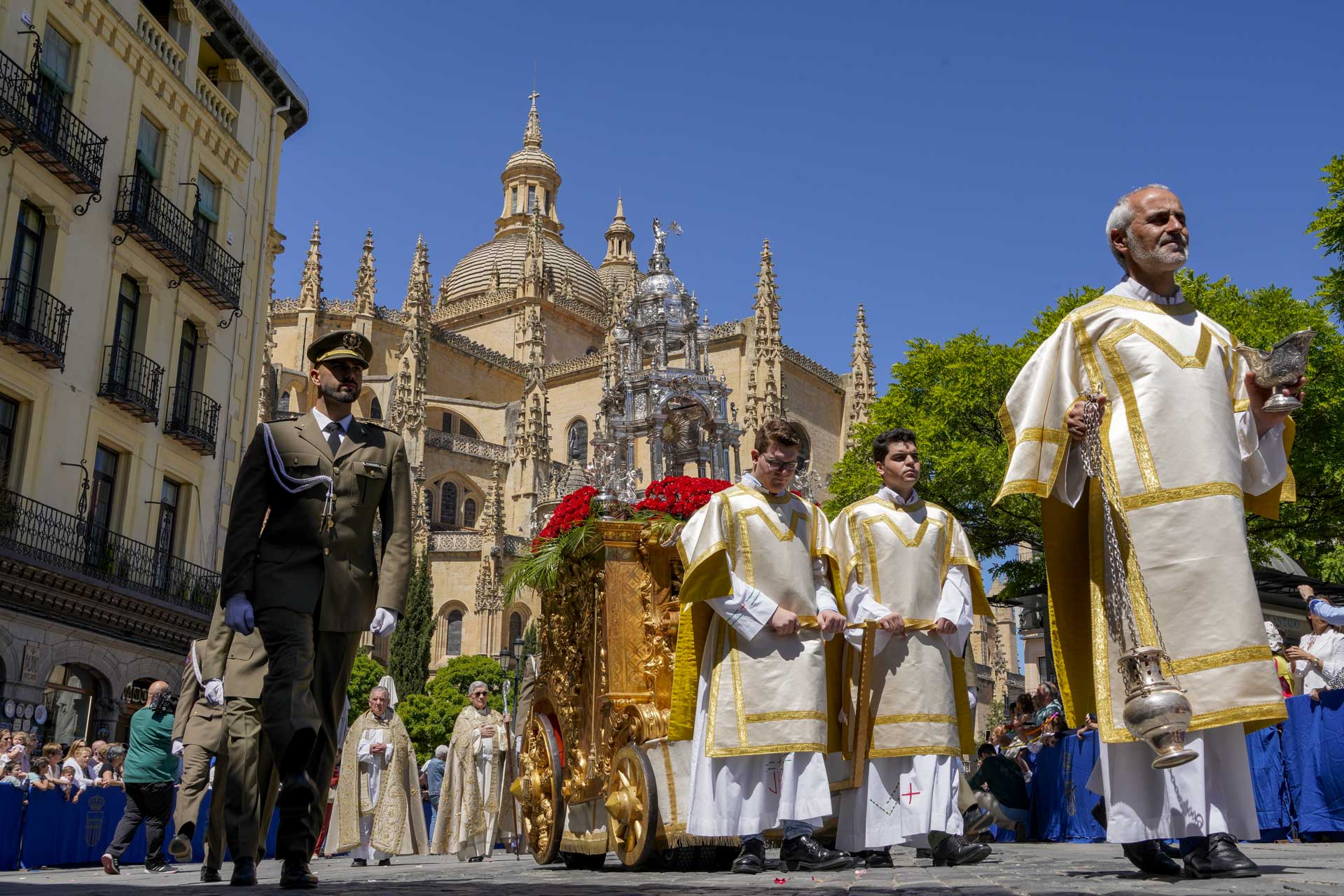 Procesión Corpus Christi en Segovia