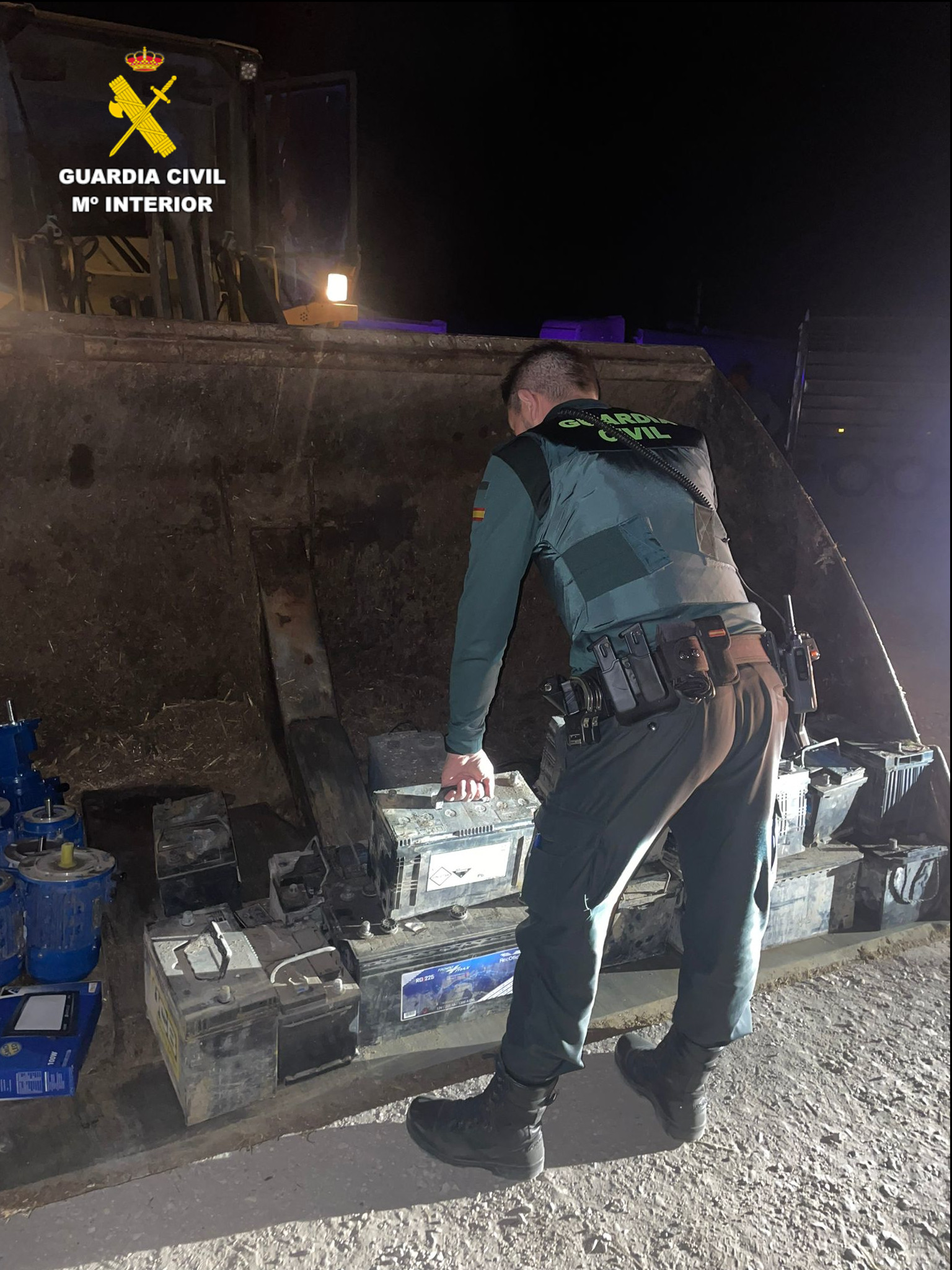 Efectivos durante la intervención / Delegación