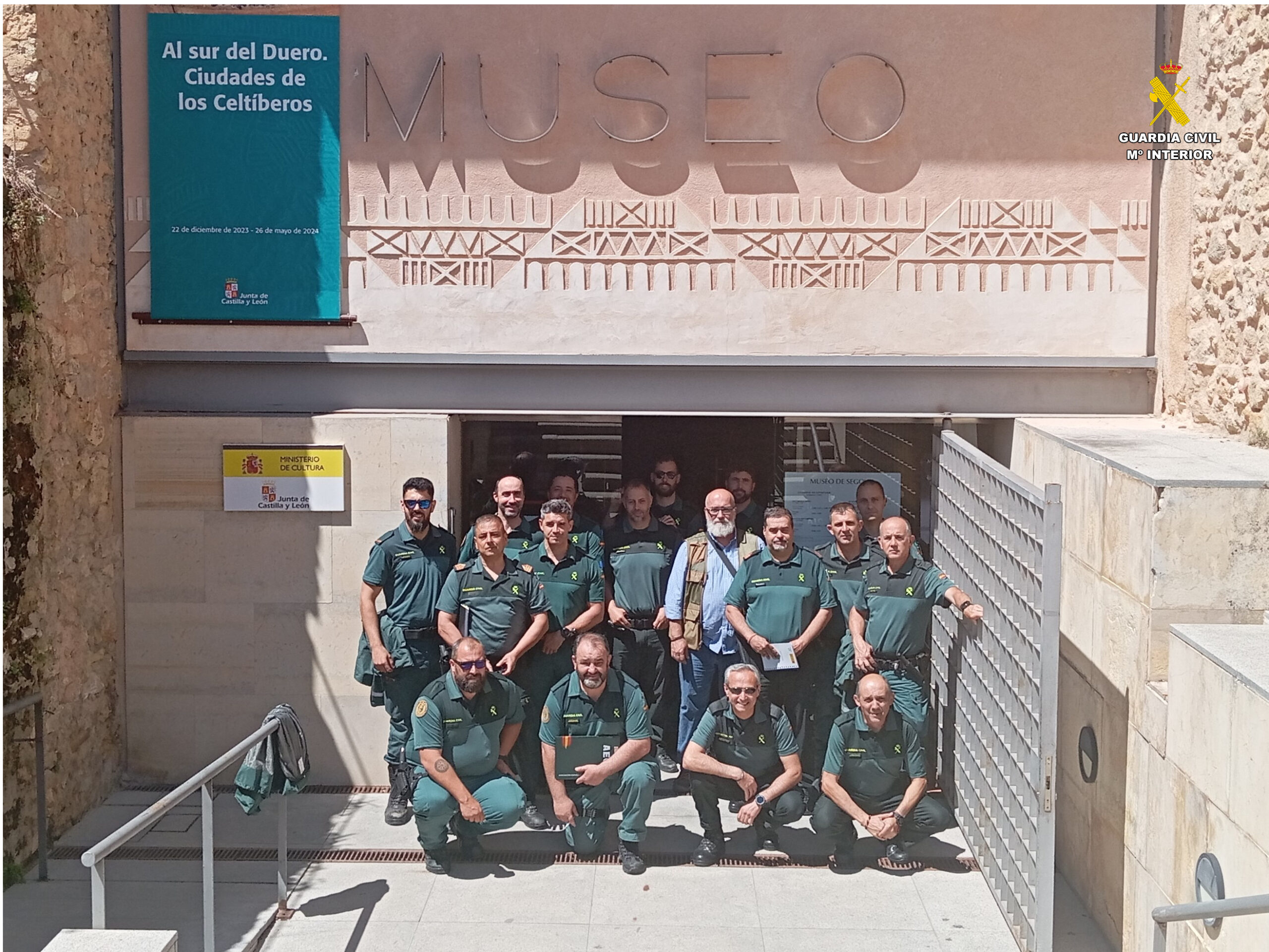 Agentes en las instalaciones del Museo de Segovia