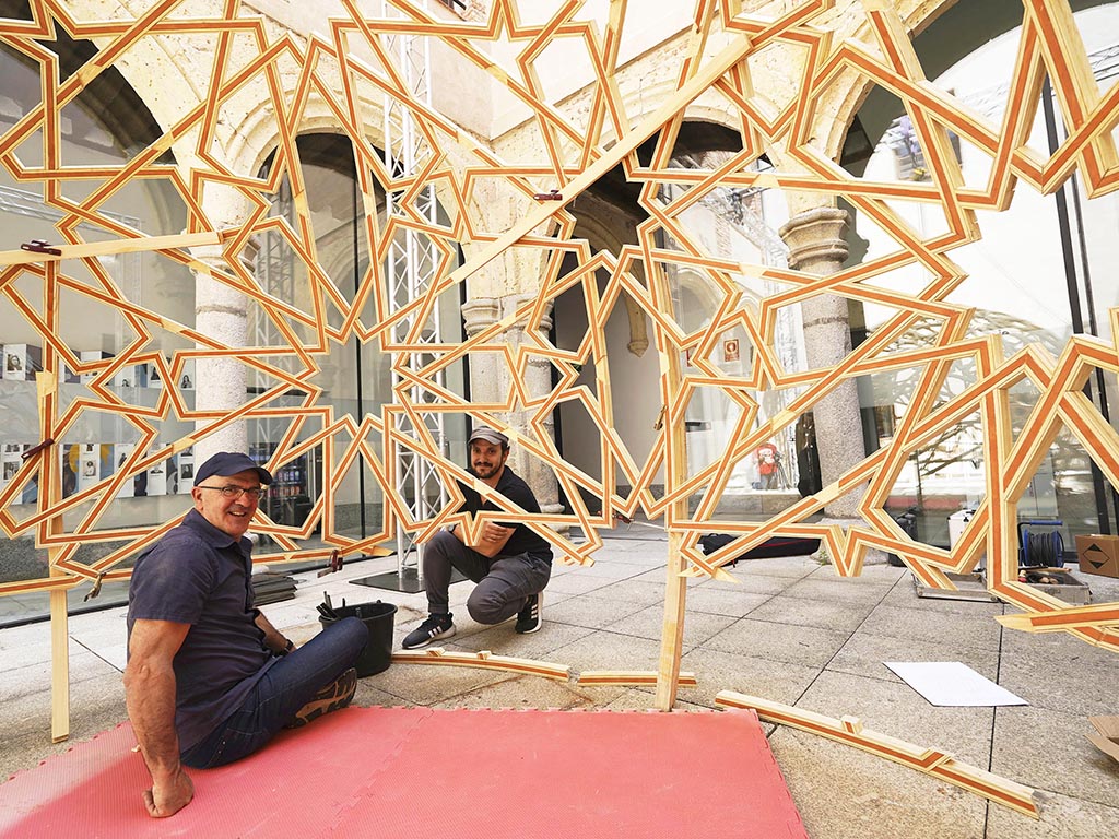 Cúpula lazo en IE University. / ROBERTO ARRIBAS