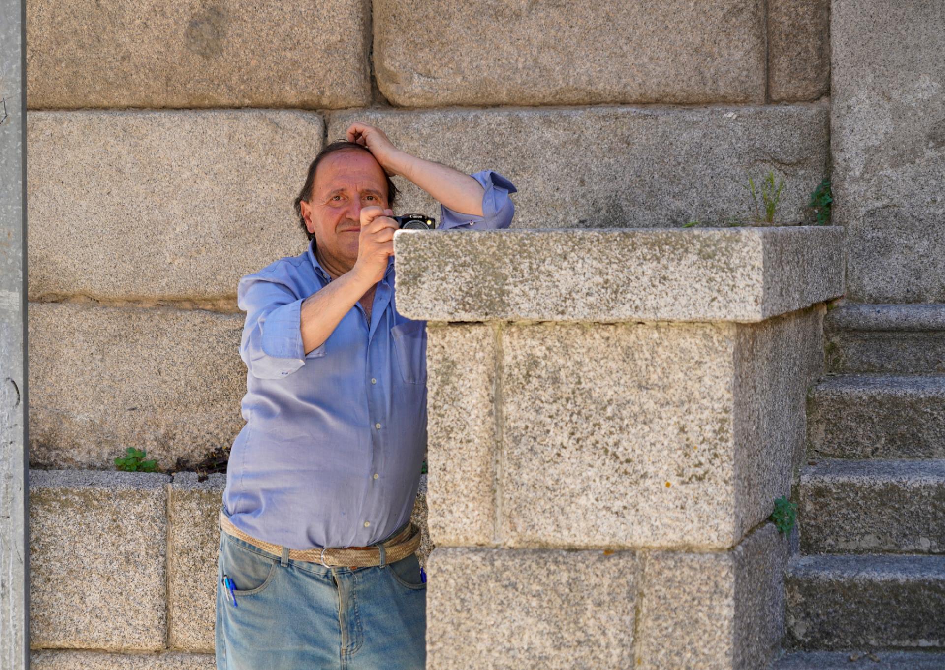 Paco del Caño, presidente de la Asociación Cultural Plaza Mayor de Segovia.