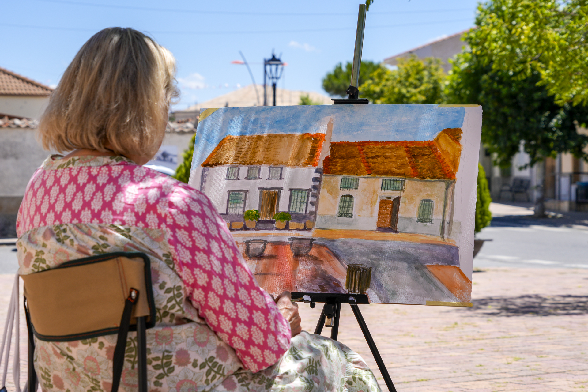 Los artistas tuvieron hasta ocho horas y media para realizar sus obras. (FOTO: MIGUEL ÁNGEL FERNÁNDEZ)