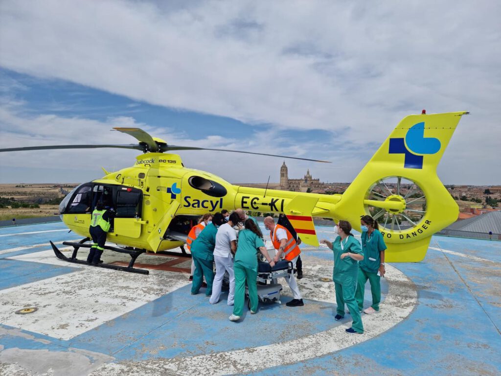 Helicóptero de rescate. Helicóptero de rescate.