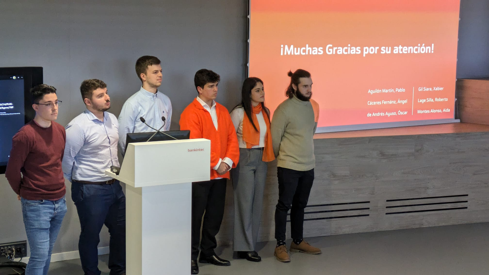 El equipo de Bankinter durante la presentación al cliente. Autora: Ana Sebastián.