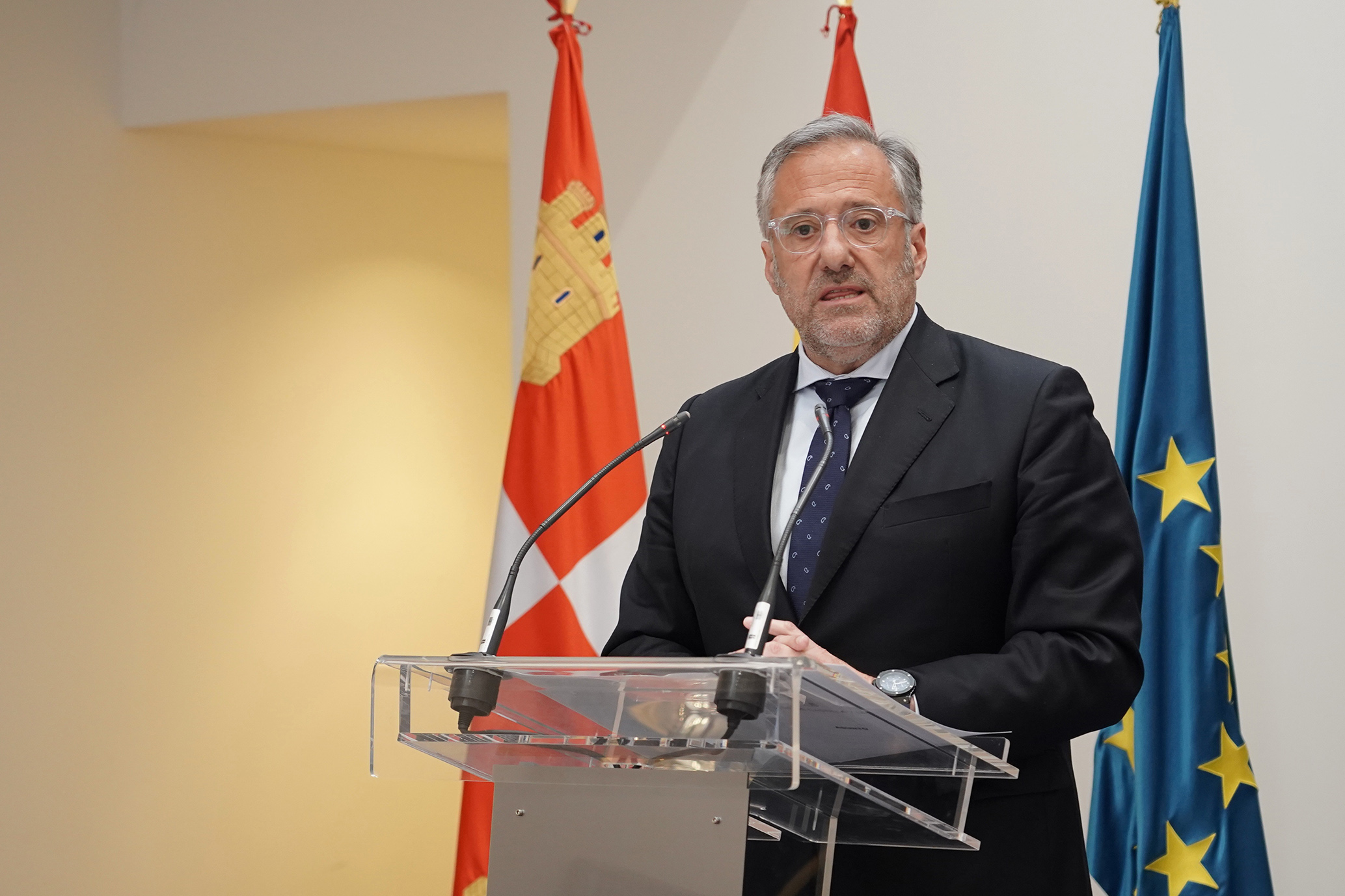 Rueda de prensa para analizar la situación del Patronato de la Fundación Castilla y León