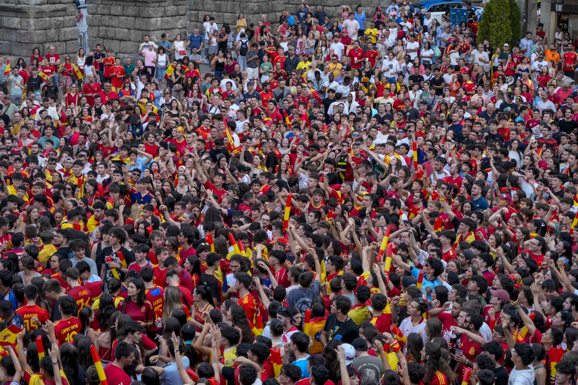 Final Eurocopa Plaza Azoguejo