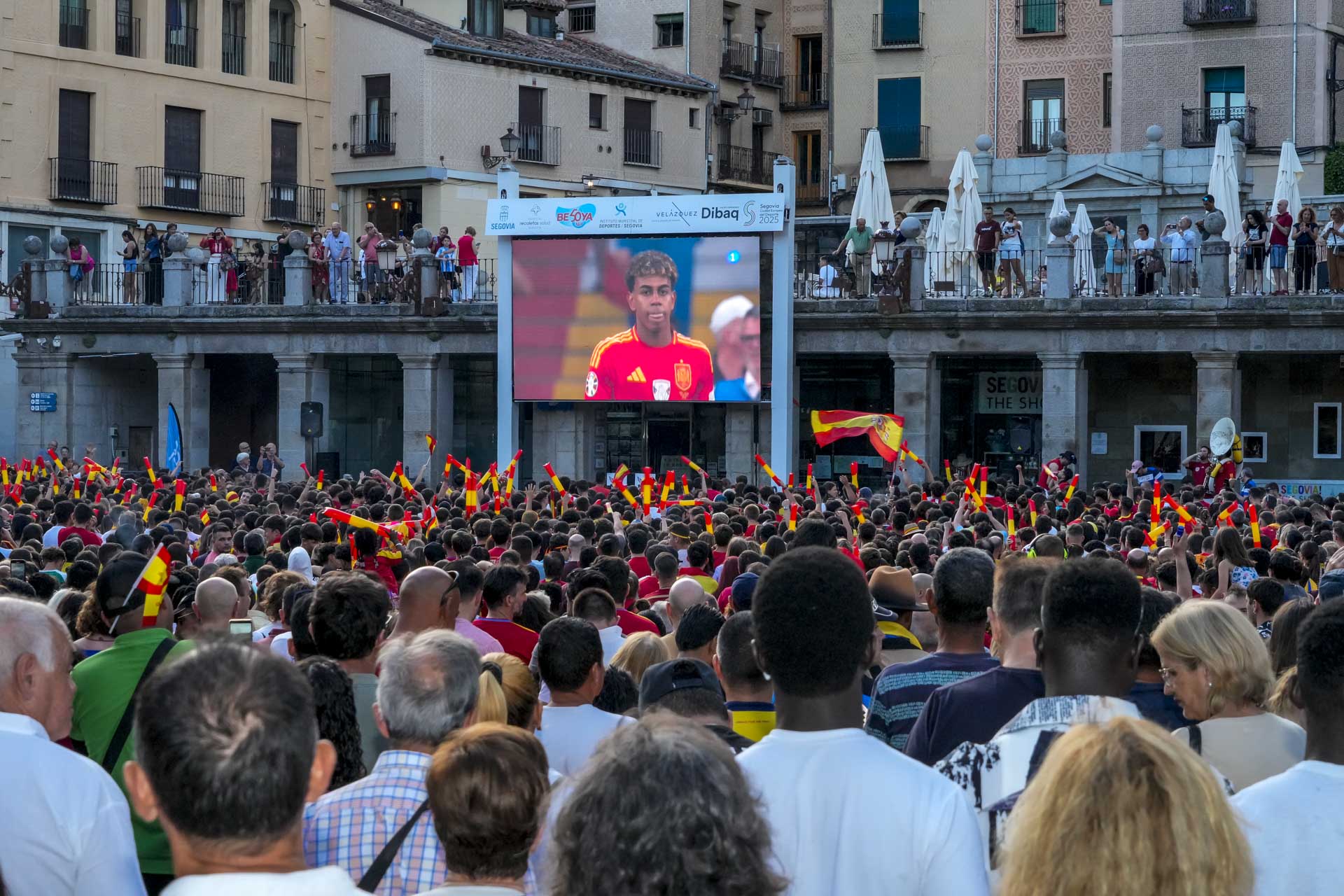 Final Eurocopa Plaza Azoguejo