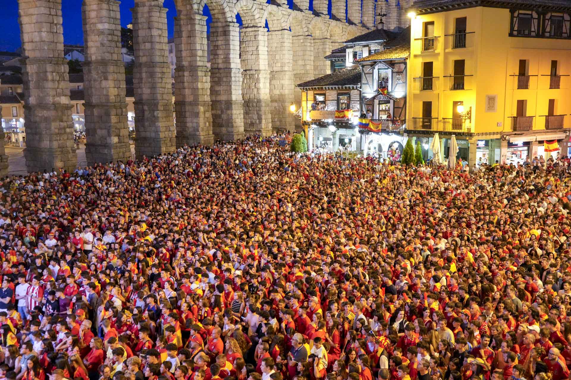 Final Eurocopa Plaza Azoguejo
