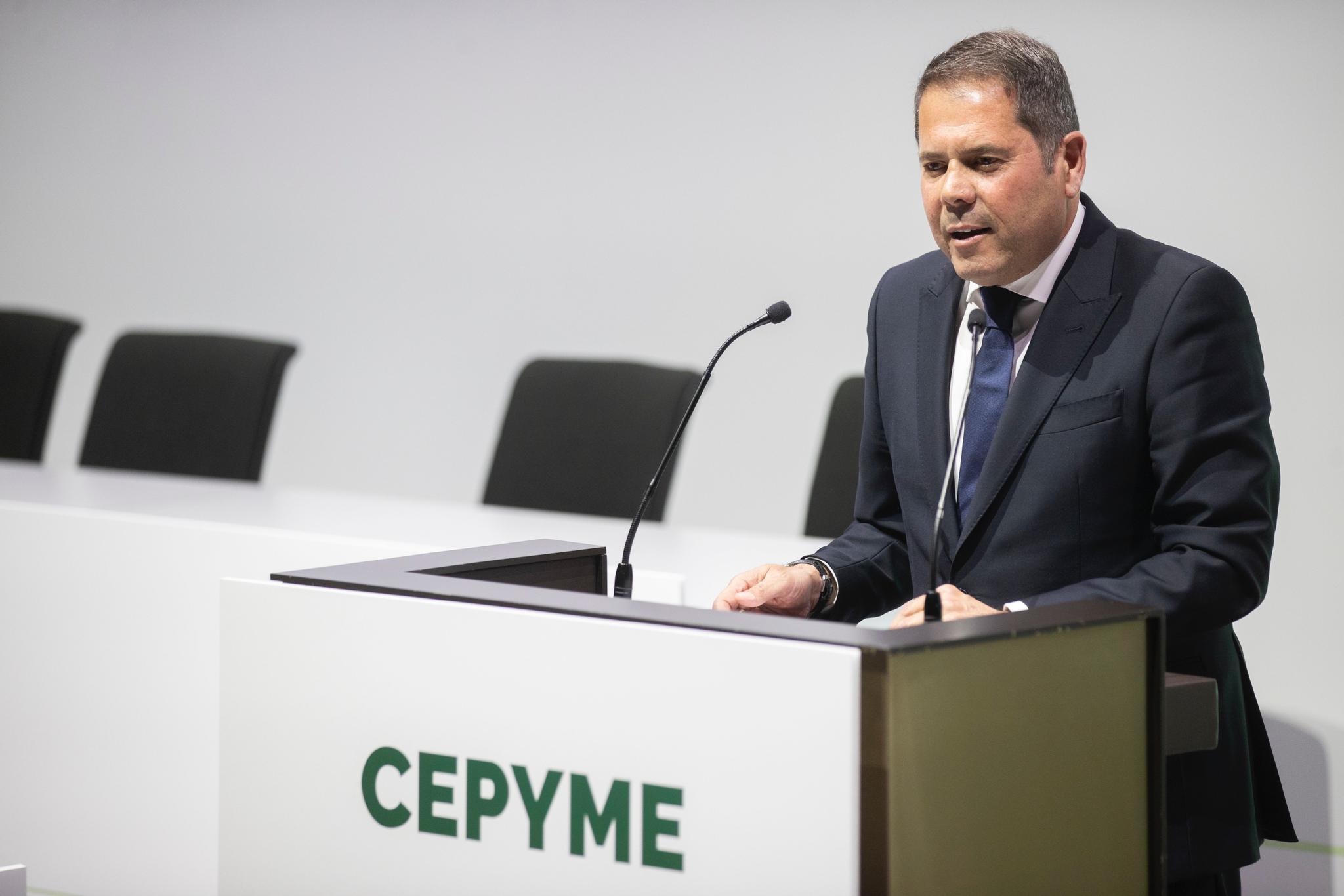 El presidente de CEPYME, Gerardo Cuerva.