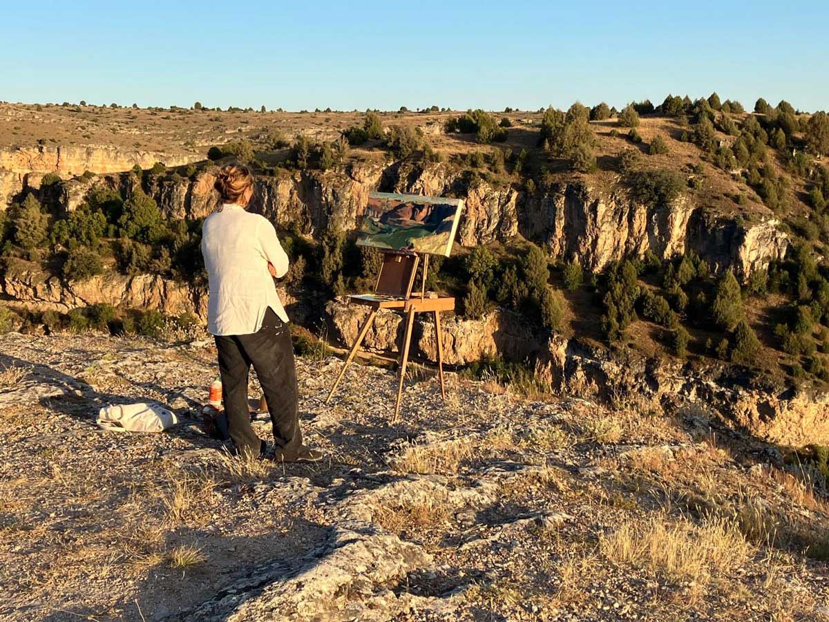 Los pintores en el verano de 2023.