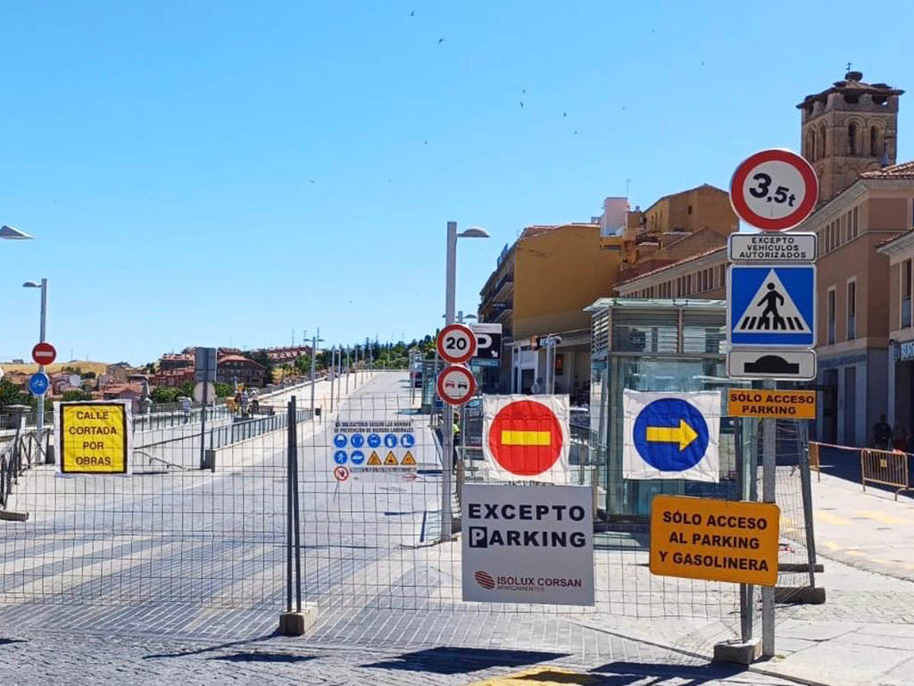 Obras en la avenida Padre Claret