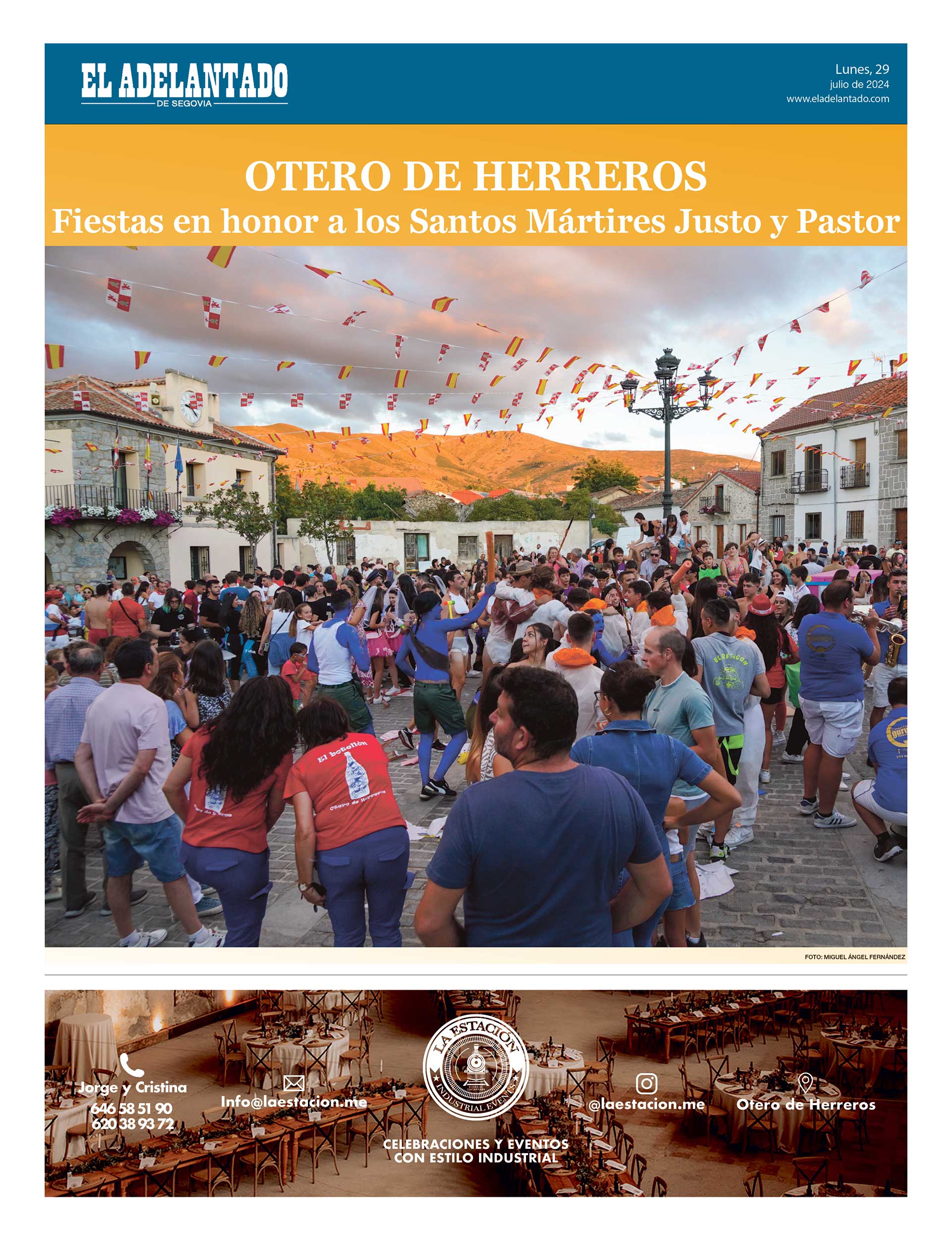 PORTADA SUPLEMENTO FIESTAS EN OTERO DE HERREROS 2024