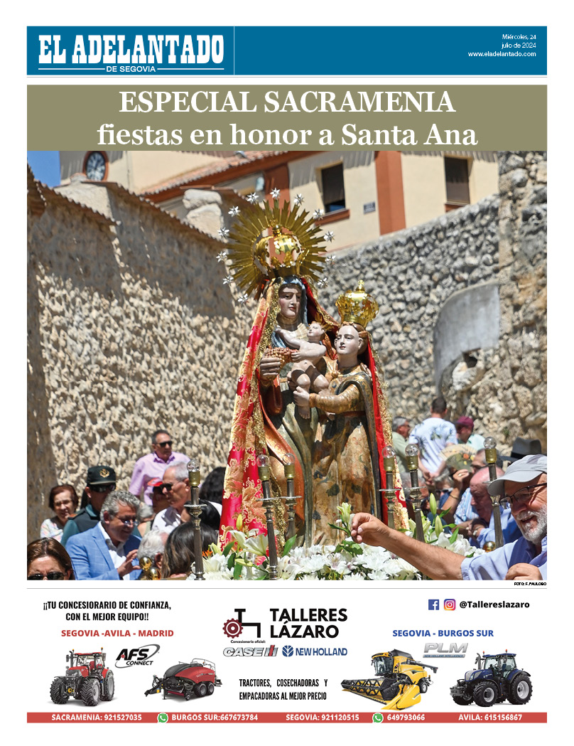 Especial Sacramenia, fiestas en honor a Santa Ana
