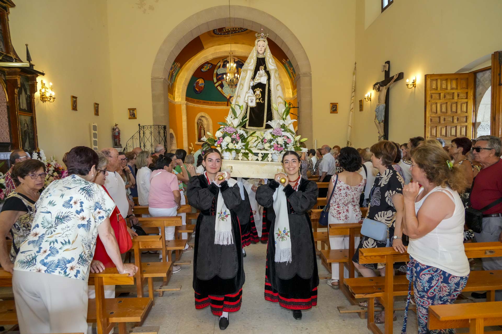 Procesión Virgen del Carmen en Cantalejo