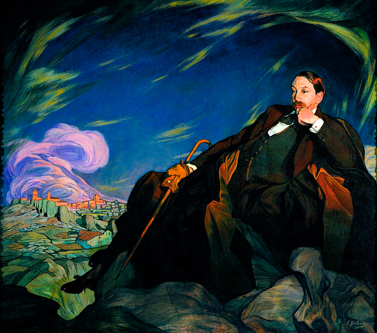 Retrato del escritor Enrique Larreta