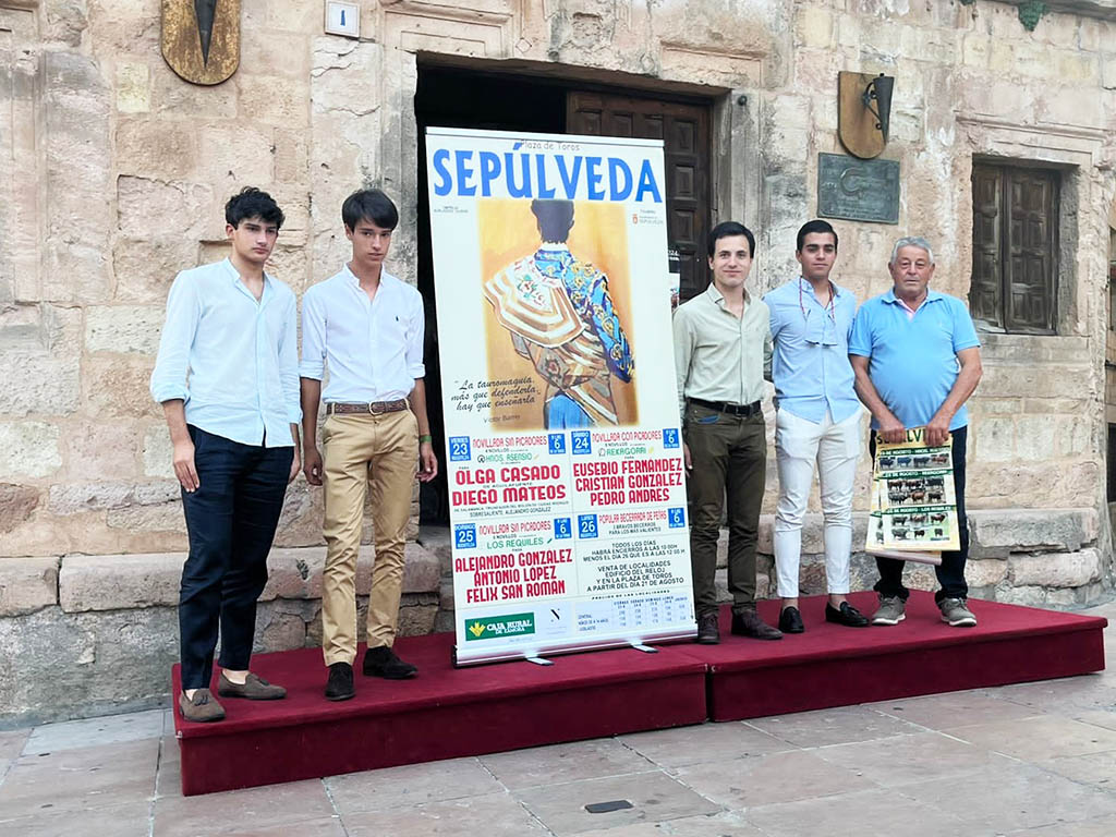 Presentación de los carteles de la feria taurina de Sepúlveda. / AYTO. SEPÚLVEDA