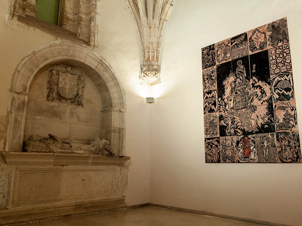 Exposición ‘La colmena desplazada’, en el Museo Esteban Vicente. / SOFÍA ÁLVAREZ