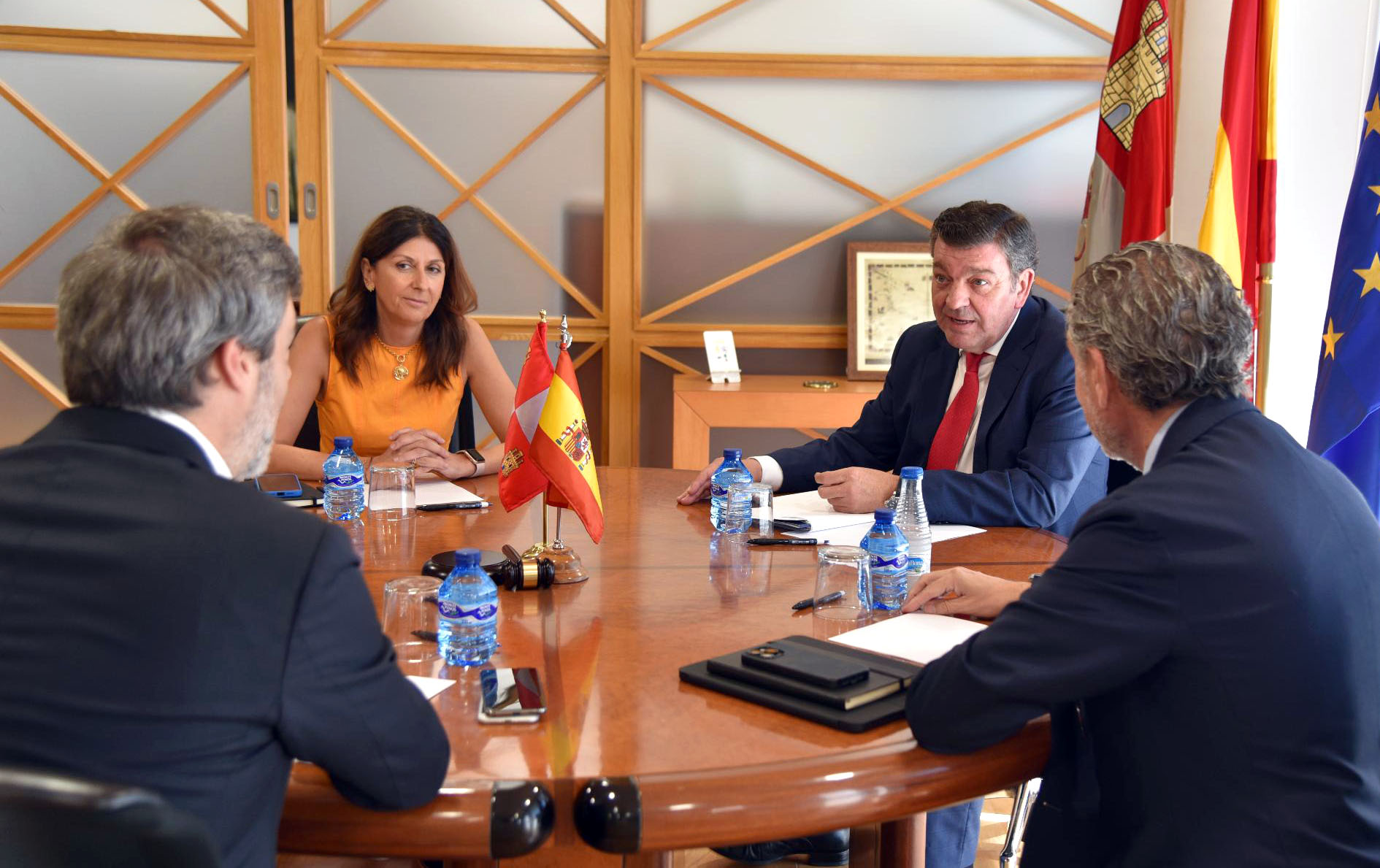 Reunión con el presidente de la Fundación Centro Nacional del Vidrio / ICAL