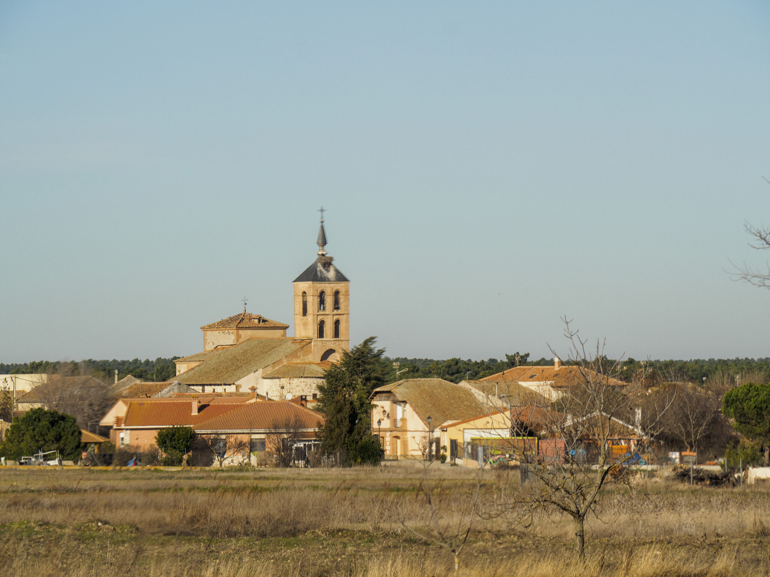 Vista de la localidad segoviana de Nieva / E.A.