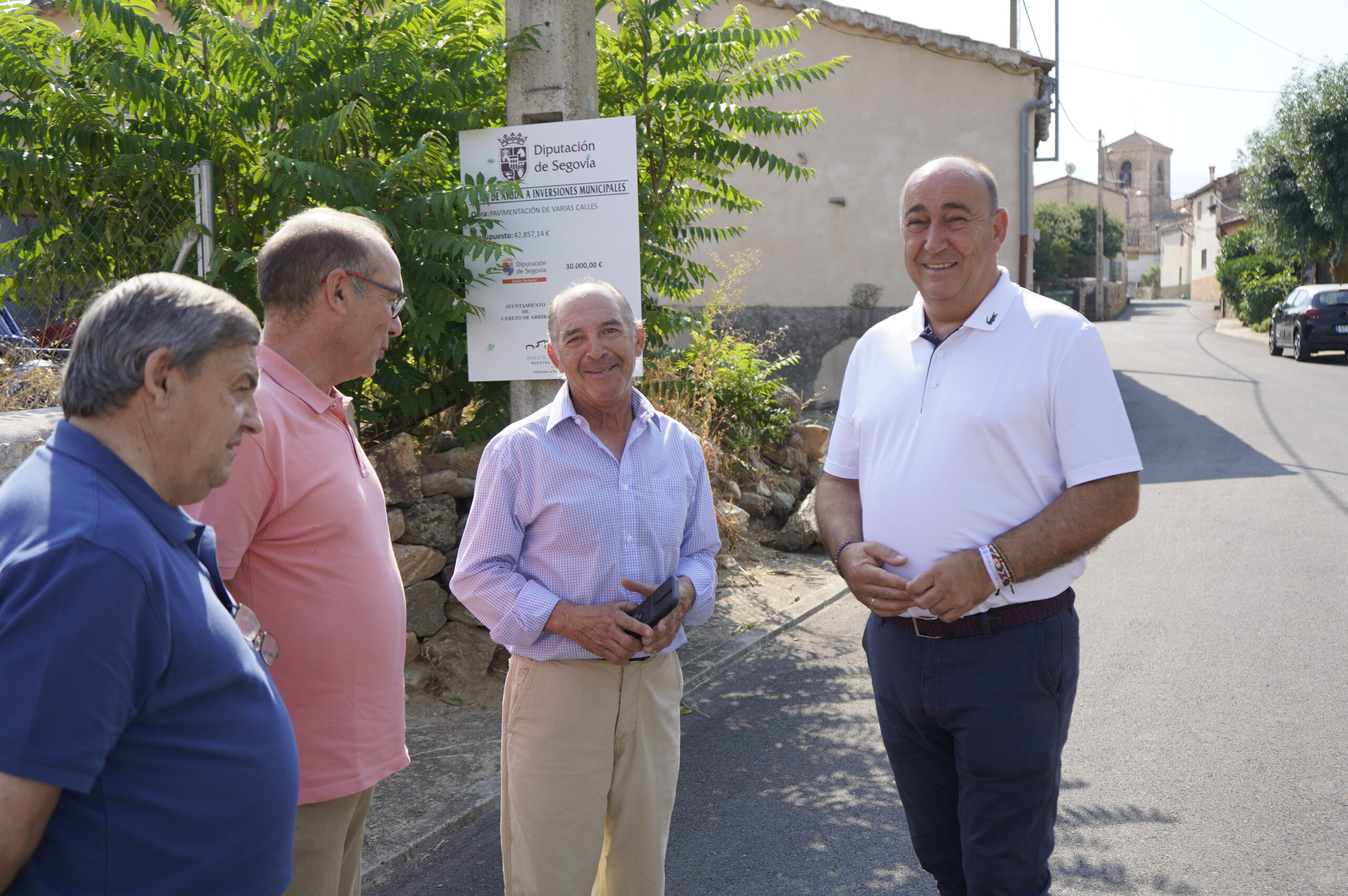 Parada en la localidad de Cerezo de Arriba / DIPUTACIÓN DE SEGOVIA